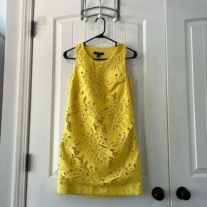 Yellow Banana Republic dress size 0 petite